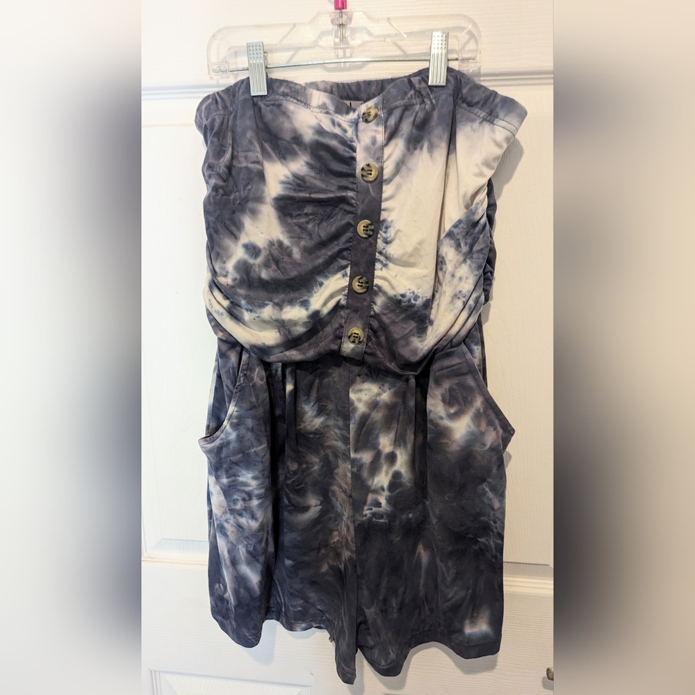J for Justify strapless Romper